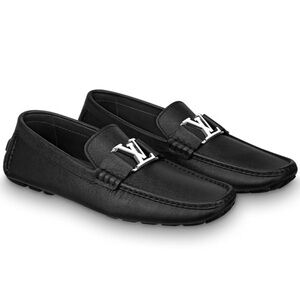 Louis Vuitton Black Monte Carlo Moccasin Size 10